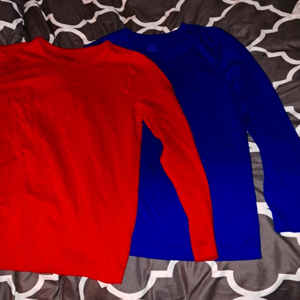 2 Long sleeve Boys shirts bundle